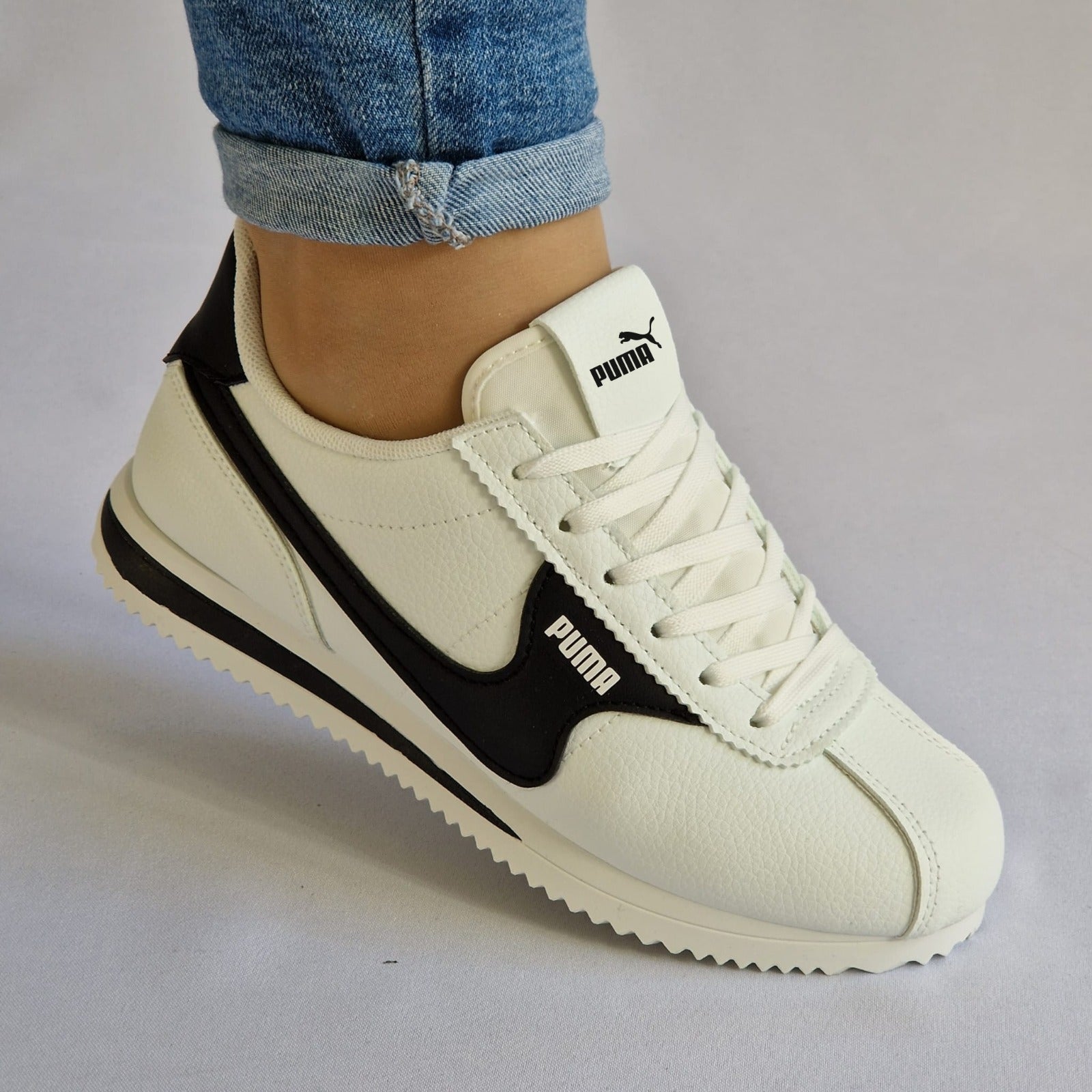 Puma 14 branco preto