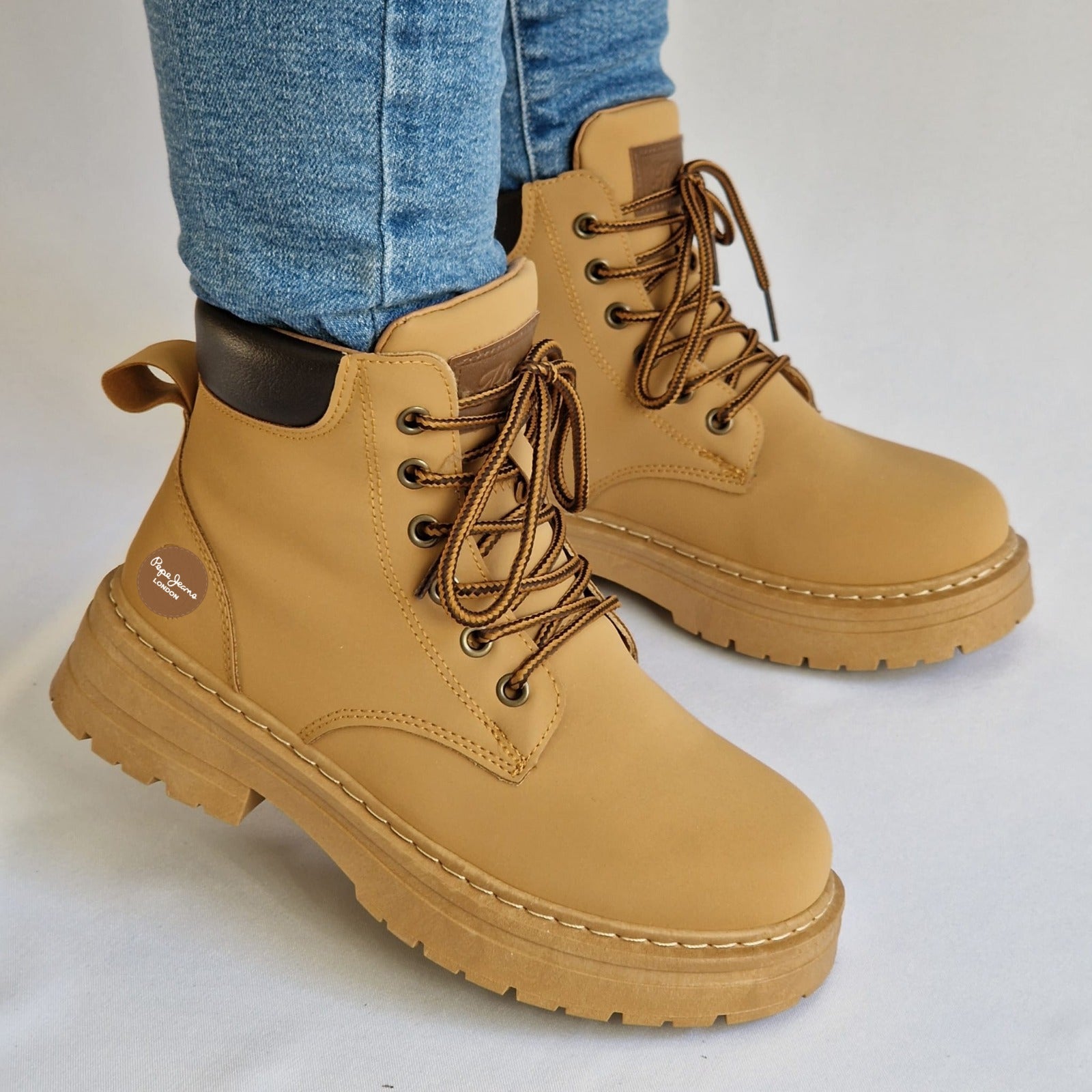 Bota pepe 6 camel