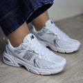 New Balance 5 Branco Silver